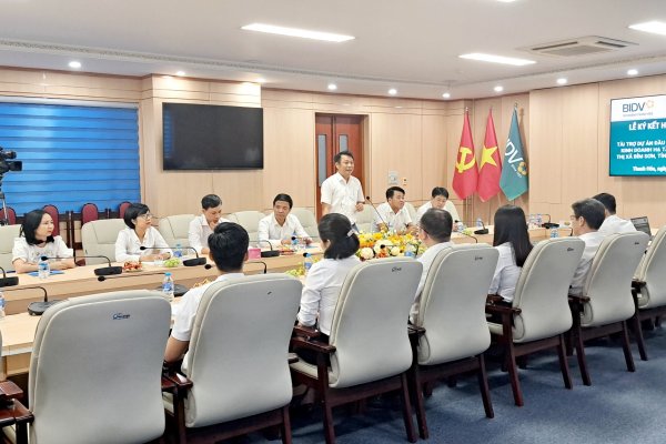 Ký kết hợp đồng tài trợ tín dụng giữa BIDV Thanh Hóa và Công ty HUD4